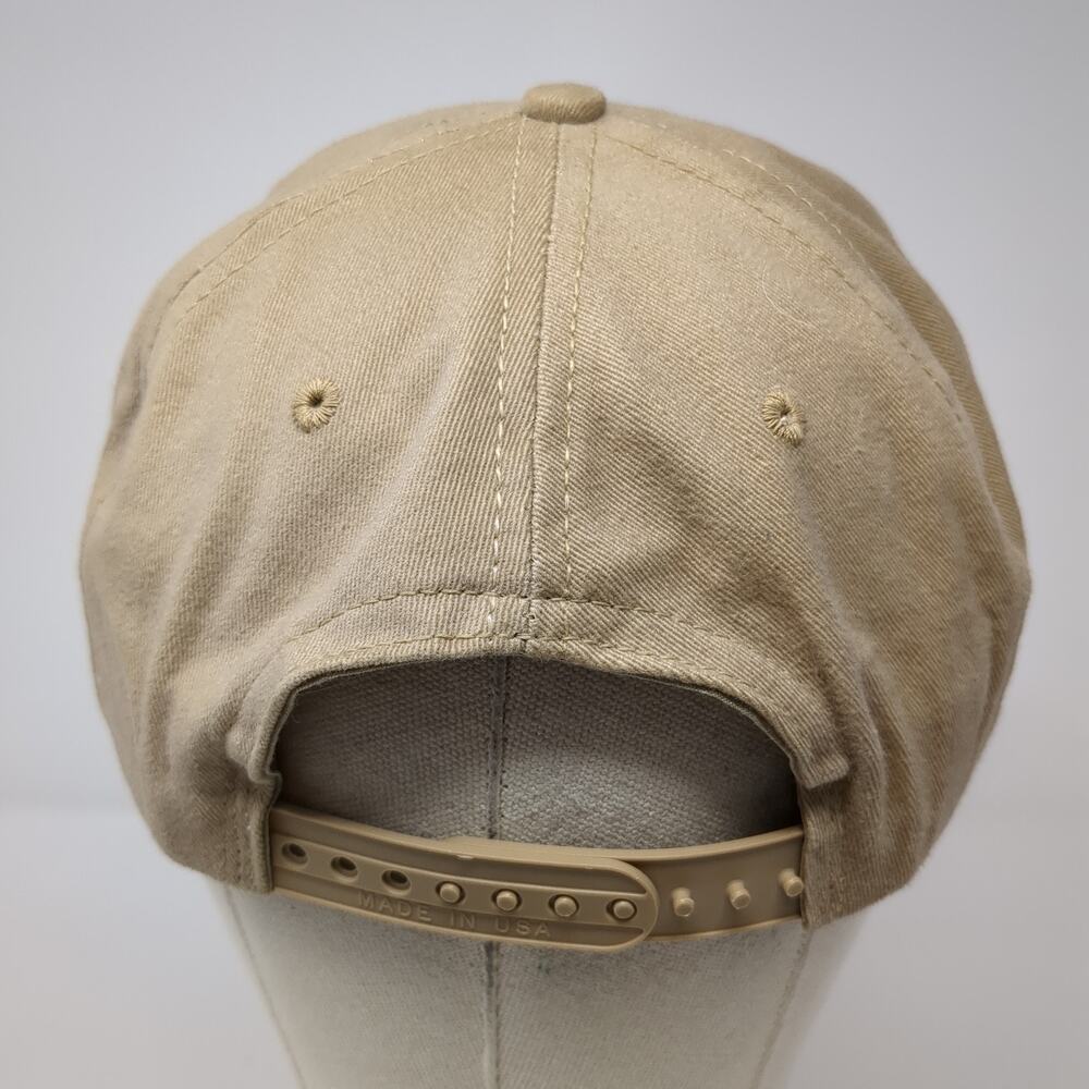Can Do! Snapback Hat Brown One Size Embroidered Adjustable 6 Panel - Picture 6 of 10
